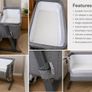 Babylo Cozi Sleeper Bedside Crib Good Condition Priced to Sell Image 2