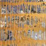 Golden Flow. Original acrylic painting on canvas Image 3
