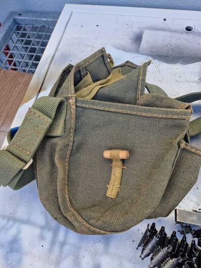 Military Magazine with belt and carrier 7.62x39 RKM RKM-D