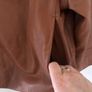 Mango leather jacket Image 8