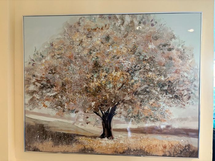 Large Embellished Tree Wall Art
