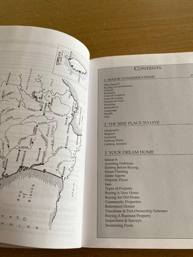 Travel books on France and The French