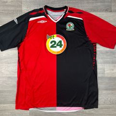 Vintage 2007 Umbro Blackburn Rovers Away Jersey Shirt Mens XXL
