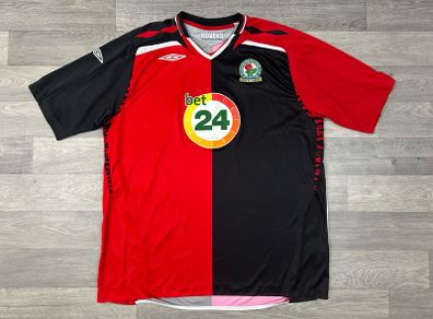 Vintage 2007 Umbro Blackburn Rovers Away Jersey Shirt Mens XXL