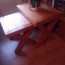 solid oak nest of  tables  X range Image 2