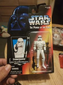 Stormtrooper Star Wars Power of the Force POTF Red Orange Card