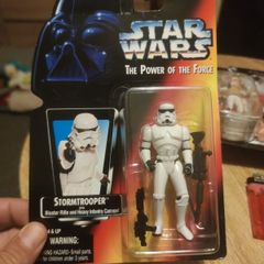 Stormtrooper Star Wars Power of the Force POTF Red Orange Card