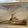 Original J. Wilkinson Oil Painting of Cley Windmill, Norfolk. Image 4