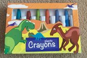 Dinosaur crayons