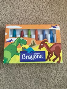 Dinosaur crayons