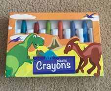 Dinosaur crayons