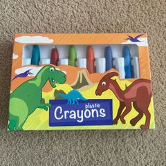 Dinosaur crayons