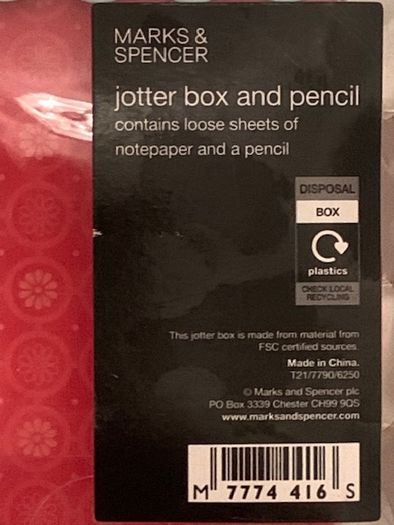 M&S Note Paper