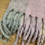 Acne Studios Pink Patterned Striped Scarf dupe Image 2