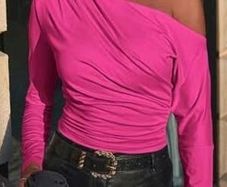 Pink top fits X's s worn once