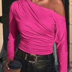 Pink top fits X's s worn once