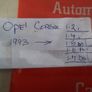 Opel Corsa Clutch Cable. Image 2