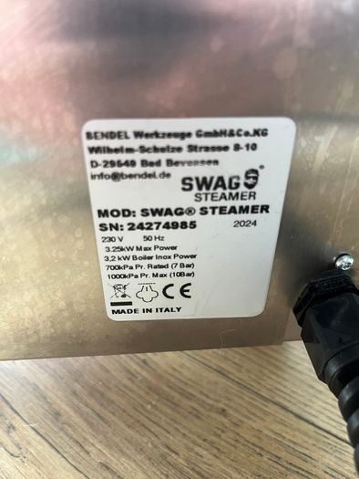 Car detailing steamer - TORNADOR/BENDELxSWAG Detailling