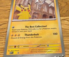 Pokemon Promo Pikachu At The Museum oversized Card