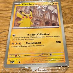 Pokemon Promo Pikachu At The Museum oversized Card