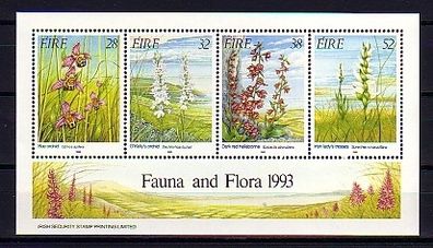 1993 Ireland Irish Orchids Commemorative Stamps Miniature Sheet Mint Never Hinged (MNH)