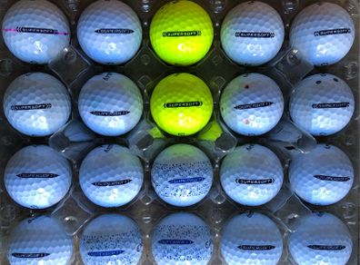 20 used Callaway Supersoft golf balls