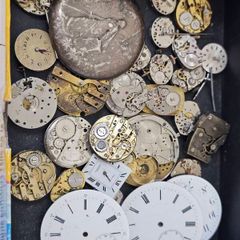 Antique Watchmaker Parts lot