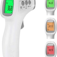 Baby, Children and Adults Contactless Infrared Digital Thermometer for Fever with Instant Read | Medical No Touch Temperature Gun Checker for Forehead or Body (FREE POSTAGE)