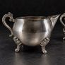 Vintage Silver-Plated Cream & Sugar Set Image 4