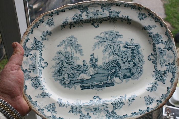 Antique plate (13"x11")
