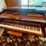Baby Grand Piano, Walnut Image 2