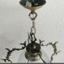 Art Deco Silver Antique Ceiling Light Image 4