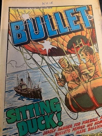 Bullet Comics - Issues 105,108,111-115- DC Thomson -Vintage UK Comics