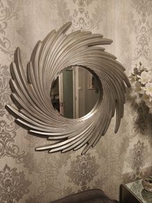 round swirl mirror