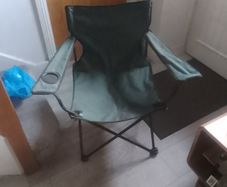 Fold up canvas/nylon chair lightweight