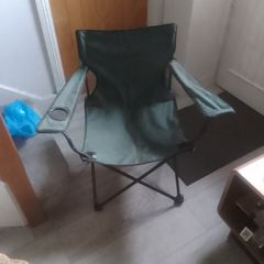 Fold up canvas/nylon chair lightweight
