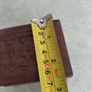 Vintage Small Hinged Carved Floral Wood Box Rings Trinkets Image 3