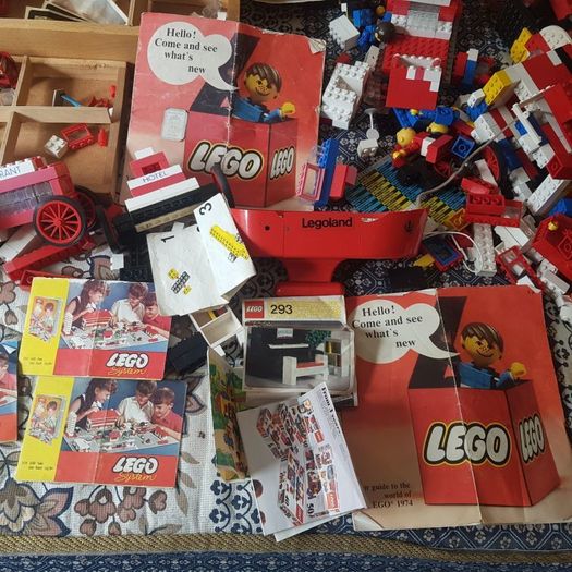 Vintage lego assorted sets and instructions