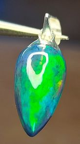 Ethiopian Opal Pendant 2.48 ct on 925 Silver