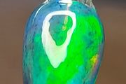 Ethiopian Opal Pendant 2.48 ct on 925 Silver