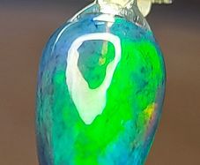 Ethiopian Opal Pendant 2.48 ct on 925 Silver