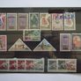 The collection of old stamps from French colonies on stock cards Image 7
