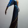 Vintage Mahogany Princess Figurine Image 5