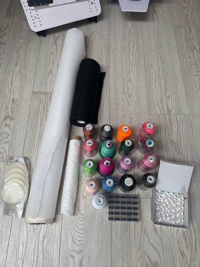 Bai Mirror 15 thread industrial embroidery machine + extras