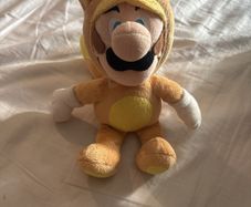 Official KITSUNE FOX LUIGI Super Mario Bros. 9" Plush