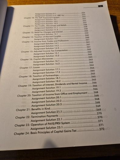 Irish Taxation. Law and Practice. Irish Tax Institute. Volume 2. 15th Edition. Assignments, Questions & Solutions.