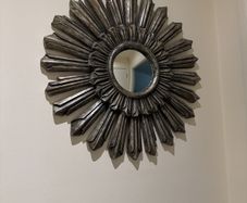 Decorative Sunburst Wall Mirror Vintage Style