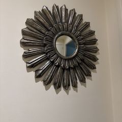 Decorative Sunburst Wall Mirror Vintage Style
