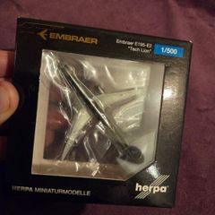 Brand New Herpa Embraer E195-E2 "Tech Lion" Scale Model