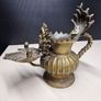 Indian- Nepalese bronze Sukunda oil lamp Image 5